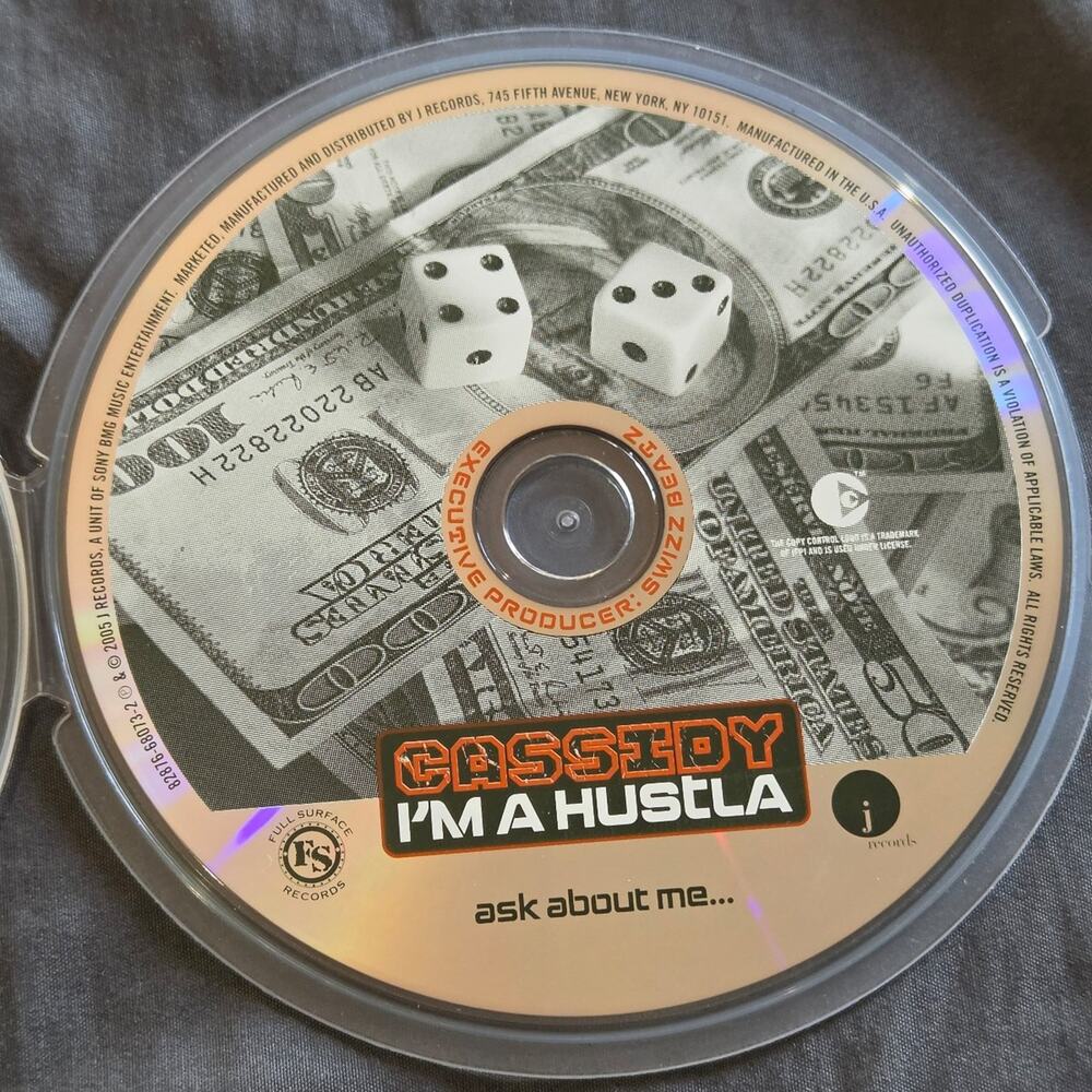 Vtg 2005 Cassidy I'M A HUSTLA ASK ABOUT ME...CD Hip Hop Rap